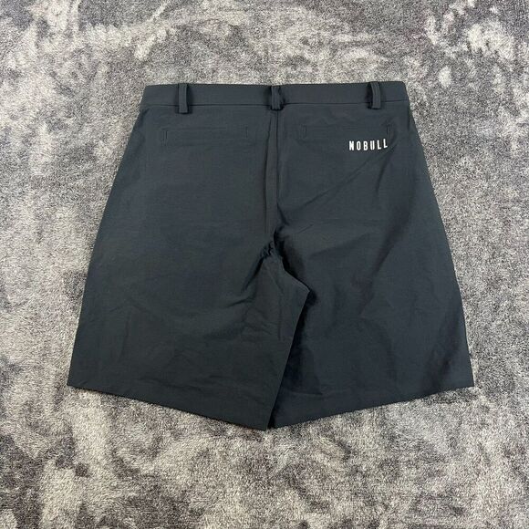 NO BULL Men's Golf Chino Shorts Black 9" Inseam Nylon Spandex NWT Performance 32 - Picture 8 of 9